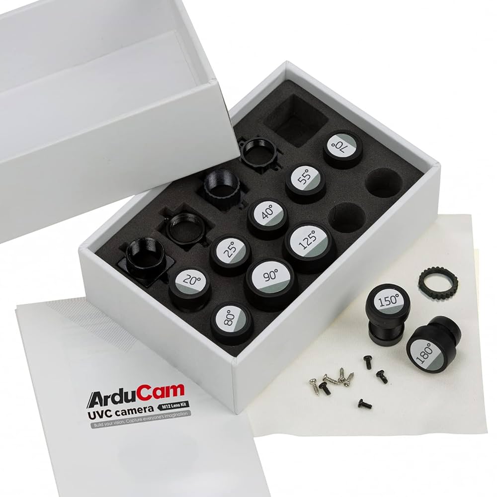 Amazon | Arducam M12レンズセット USBカメラ用(1/2.7インチ 1
